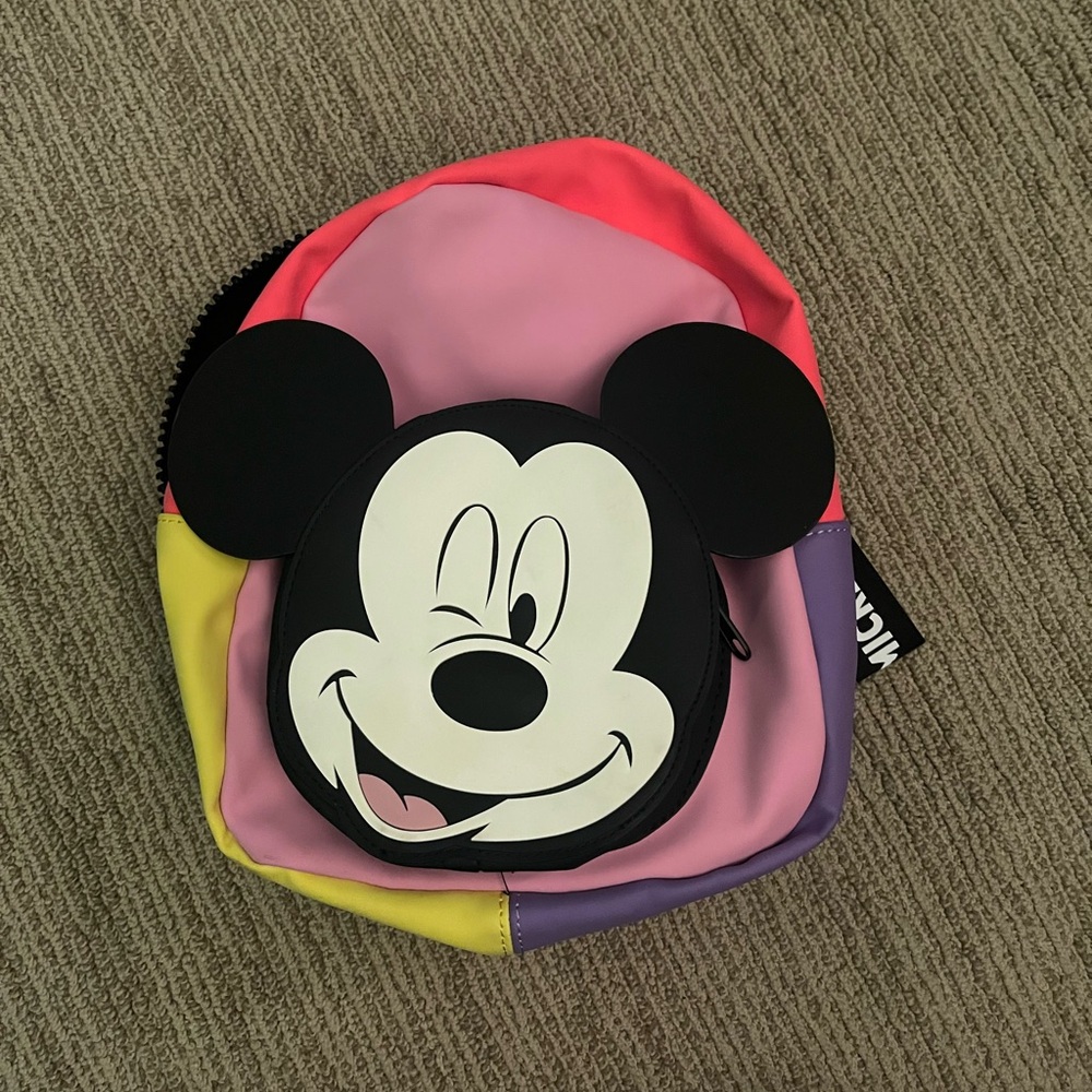 Zara Mini Mickey Mouse Disney Backpack - image 3